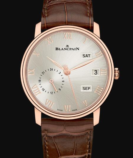 Blancpain Villeret Watch Price Review Quantième Annuel GMT Replica Watch 6670A 3642 55B
